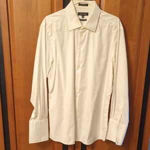 Jones New York Classic Ivory Dress Shirt